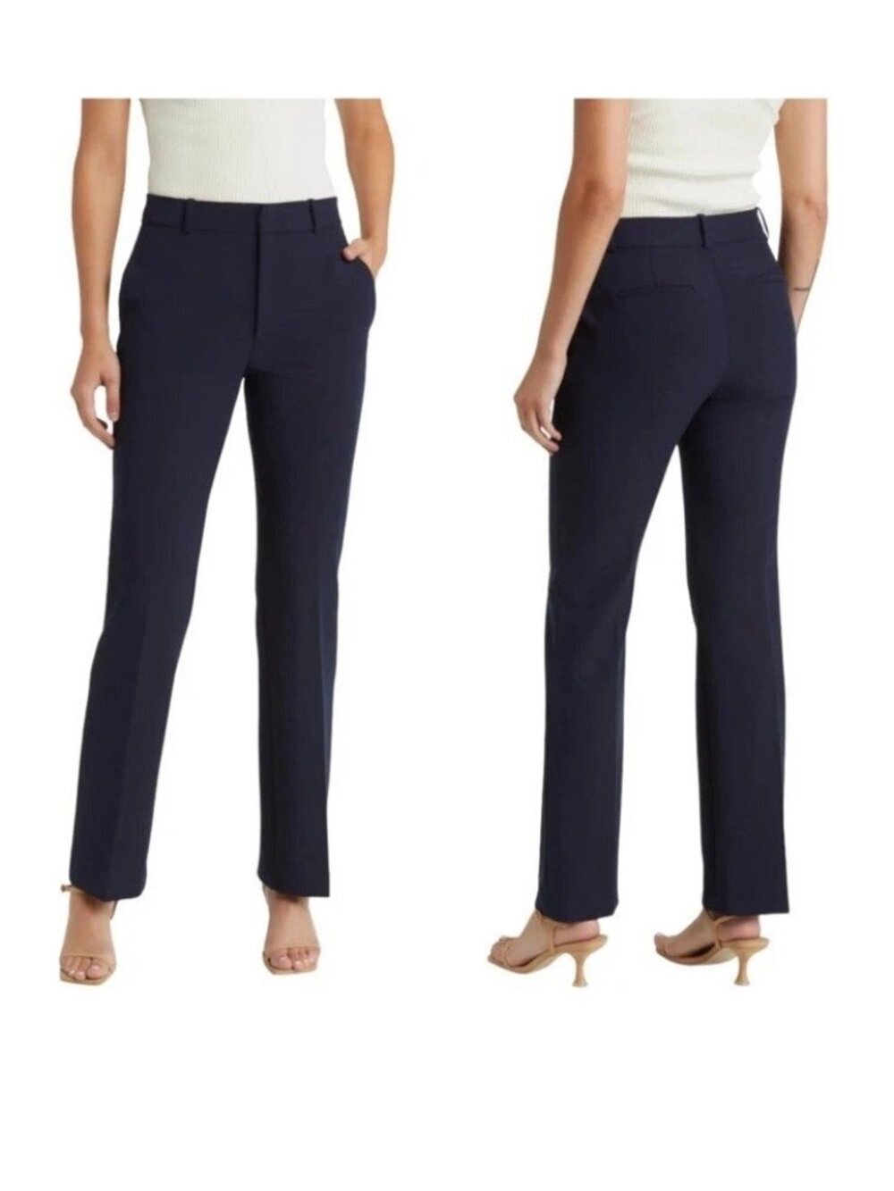 Favorite Daughter The Kelly Slim Fit Pants Women's Size 14 Twilight Blue